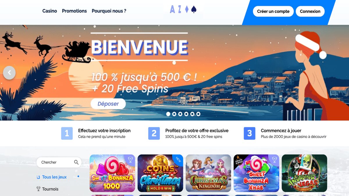 azur casino screenshot