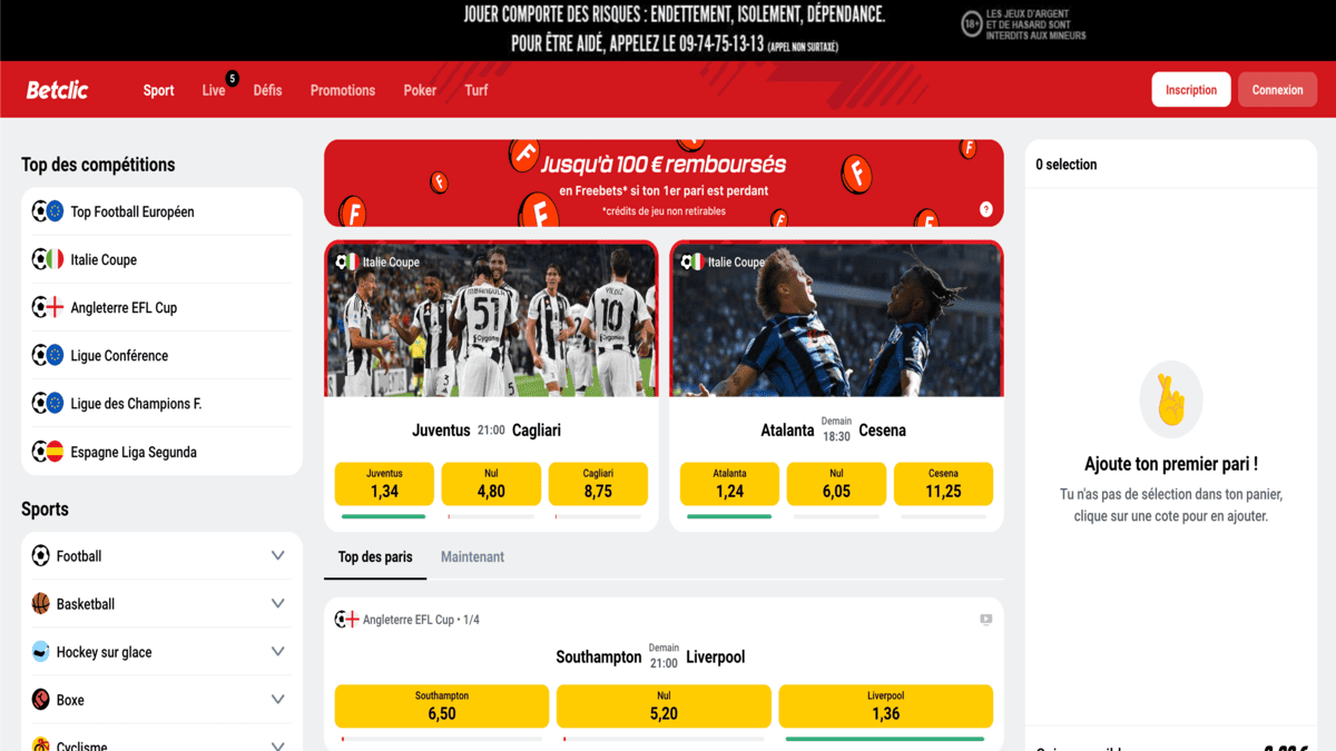 betclic screenshot